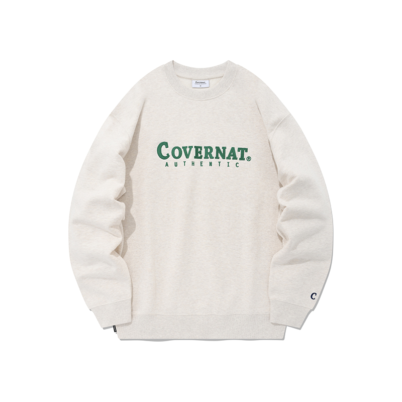 

Свитшот весна осень зима унисекс COVERNAT, Oat