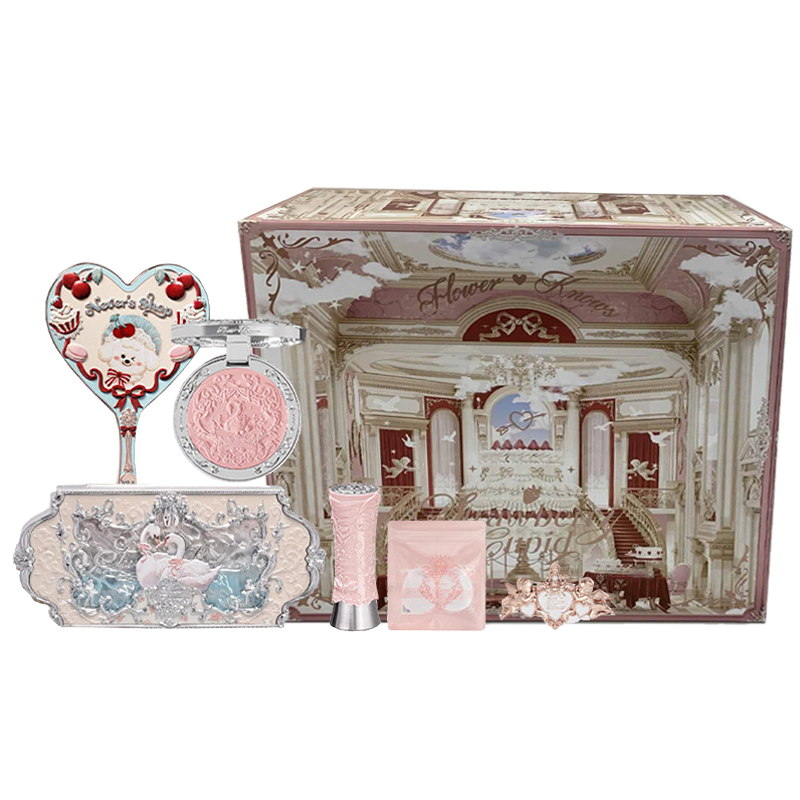 Набор косметики FlowerKnows Star Picking For You Strawberry Cupid Box с легкой растушевкой и естественным тоном Flower Knows — фото 2