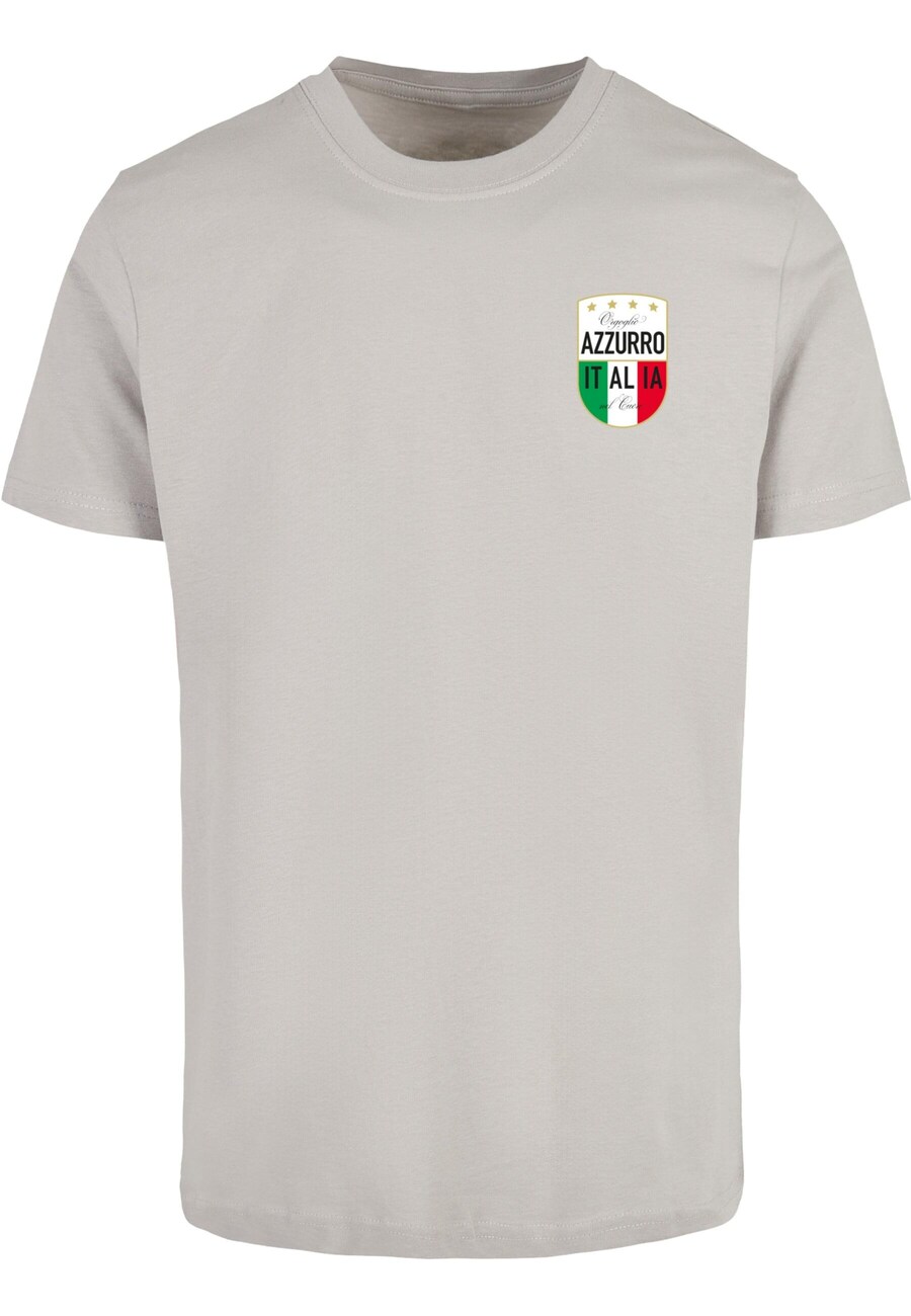 

Рубашка Mister Tee Azurro Italia, светло-серый