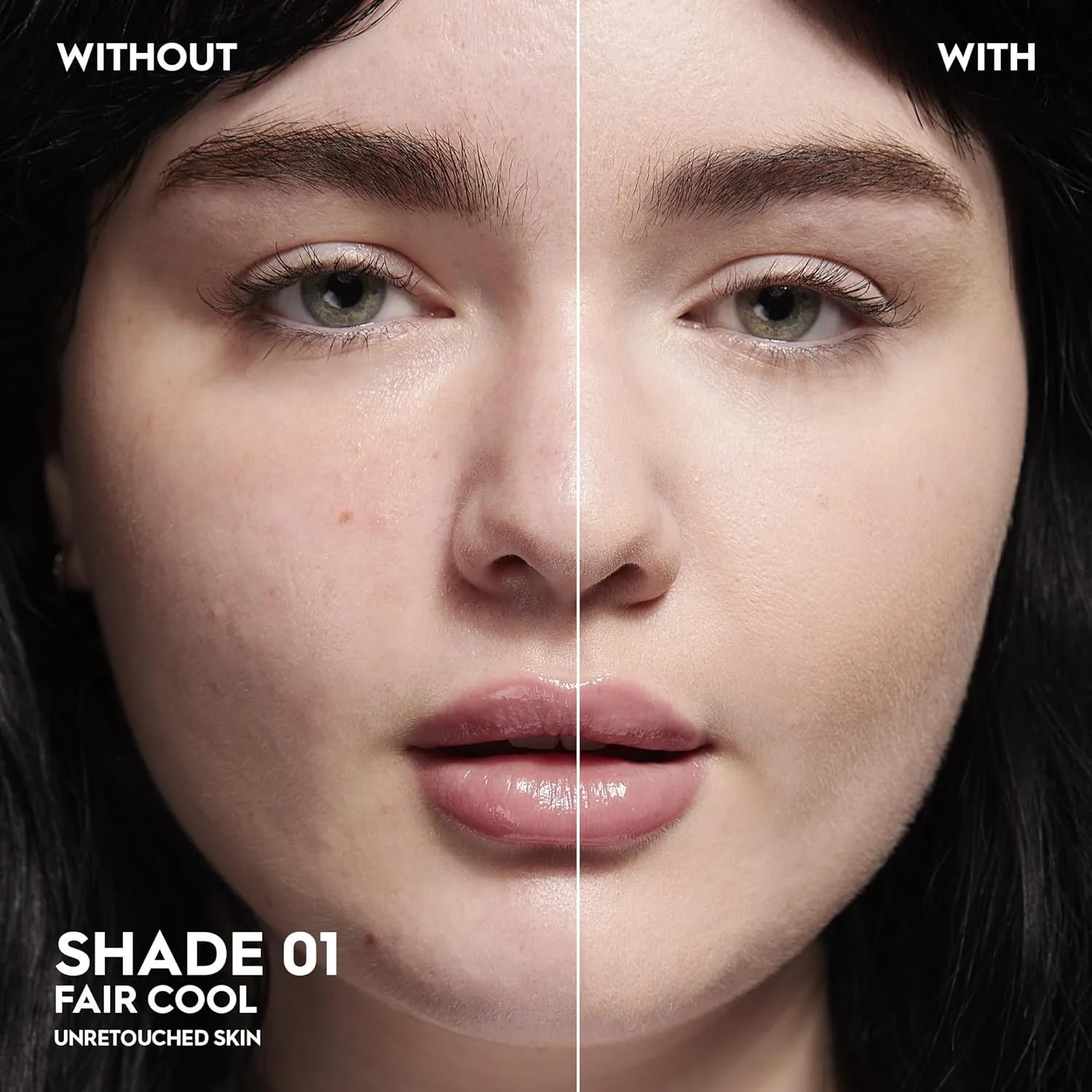 Urban Decay Face Bond Waterproof Foundation, среднее покрытие, натуральный матовый финиш, 3% ниацинамид, самозастывающая, устойчивая к переносу, водостойкая, выравнивает кожу - 30 мл 29,6 мл, Shade 01 (fair cool) — фото 2