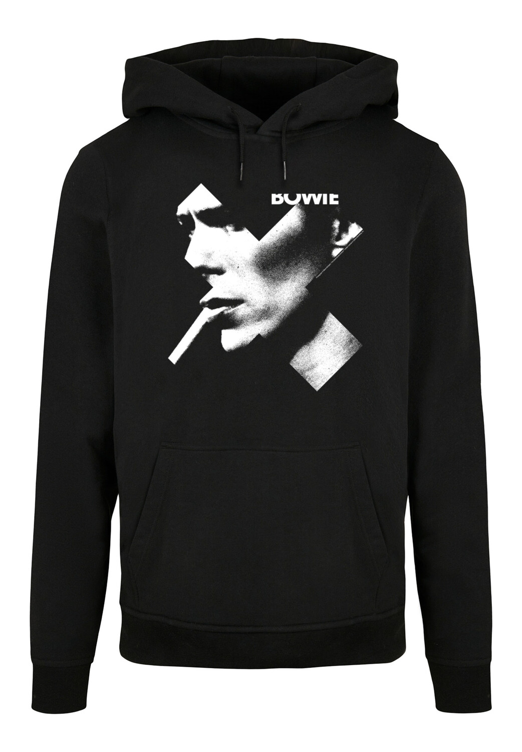 

Пуловер F4NT4STIC Basic Hoodie David Bowie Cross Smoke Kreuz, черный