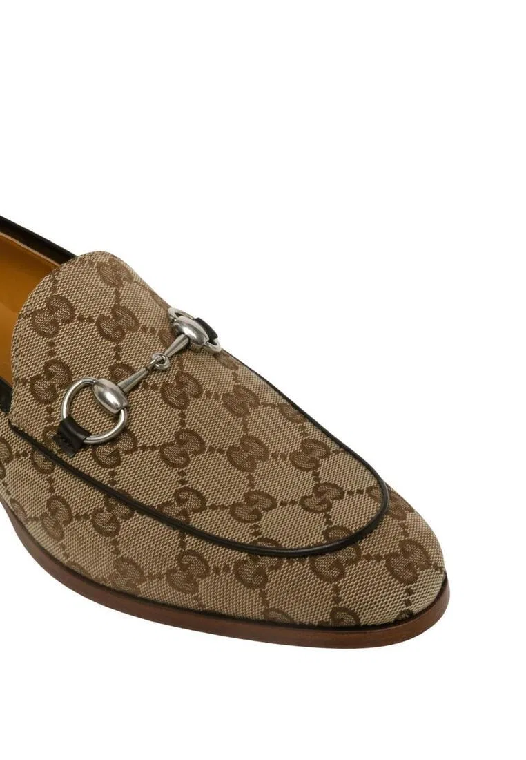 Лоферы из канвы GG Supreme, Gucci, бежевый — фото 4