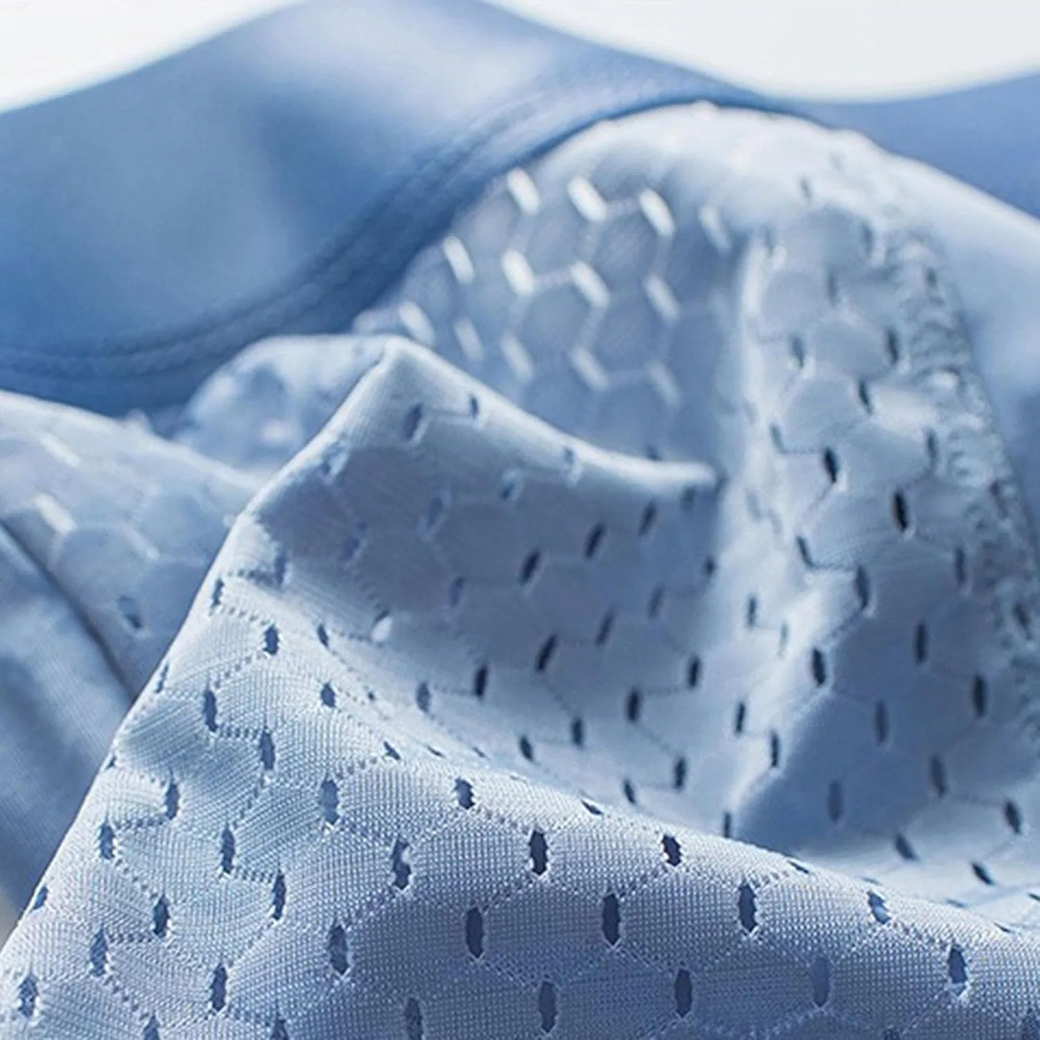 Трусы с выпуклым карманом, Mesh Breathable, Light Blue-5pc — фото 2