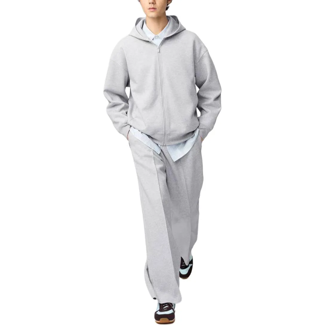 Брюки C SS26 вязаные унисекс UNIQLO, серый — фото 3