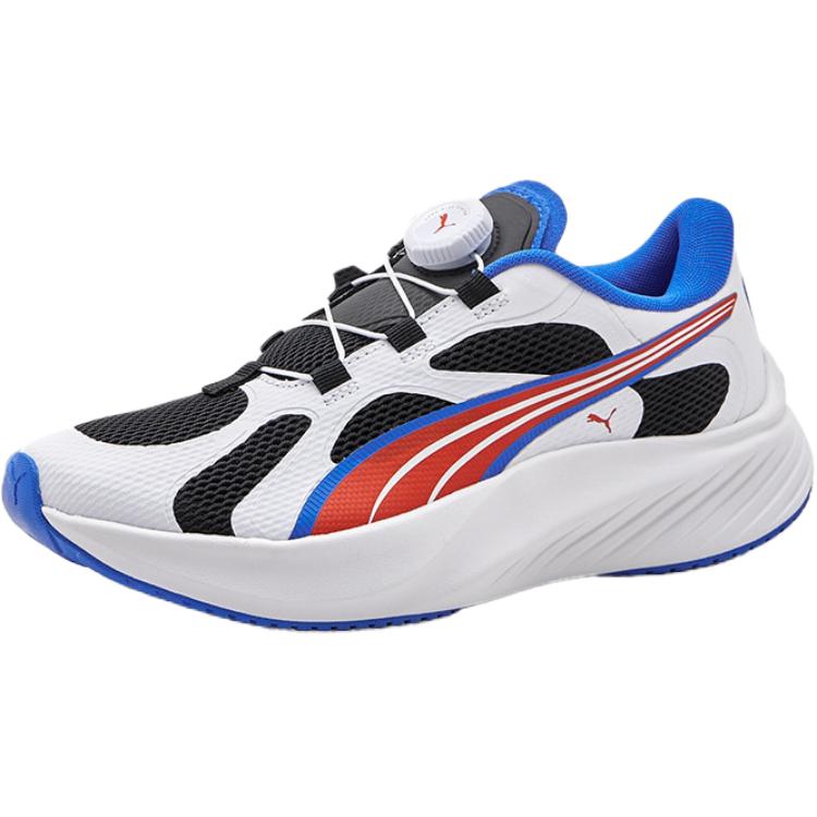 

Кроссовки для бега Pounce Lite Low Top для детей и подростков PUMA, белый/черный