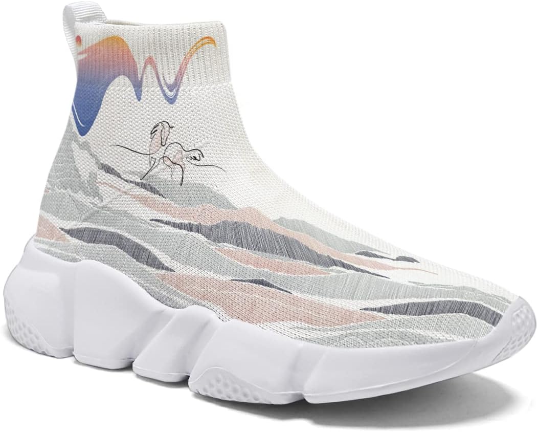 

Мужская модная обувь-граффити - кроссовки большого размера, абстрактные арт-носки для женщин Hetios, Abstract_art 05