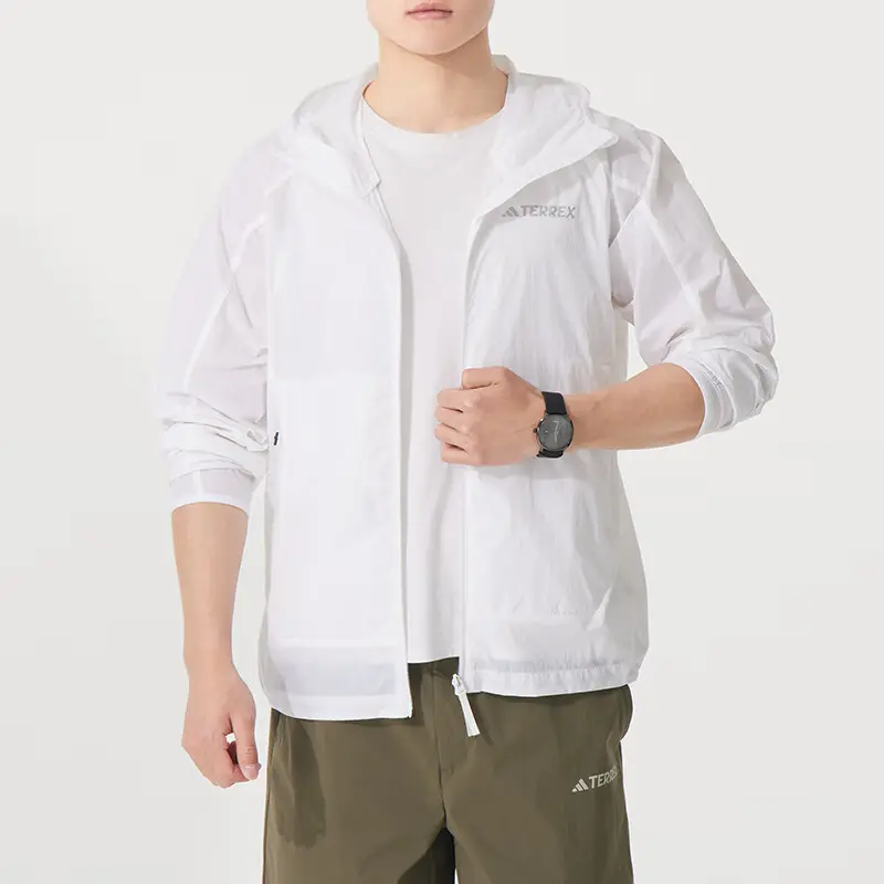 Adidas Куртка Terre мужская белая, White — фото 4