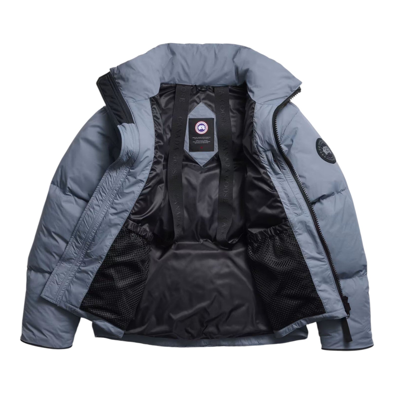 Пуховая куртка Canada Goose Lawrence, цвет «Светло-голубой озон» — фото 4