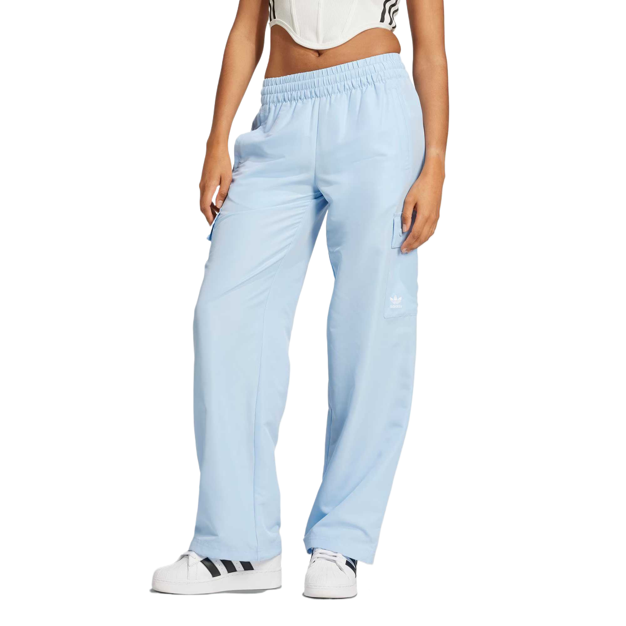 Базовые карго-штаны Women's Adidas Originals, синий — фото 3