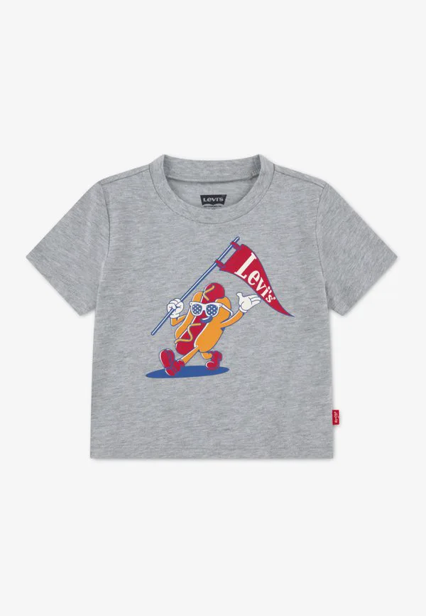 Футболка с принтом «парад хот-догов» Levi'S, Grey Heather