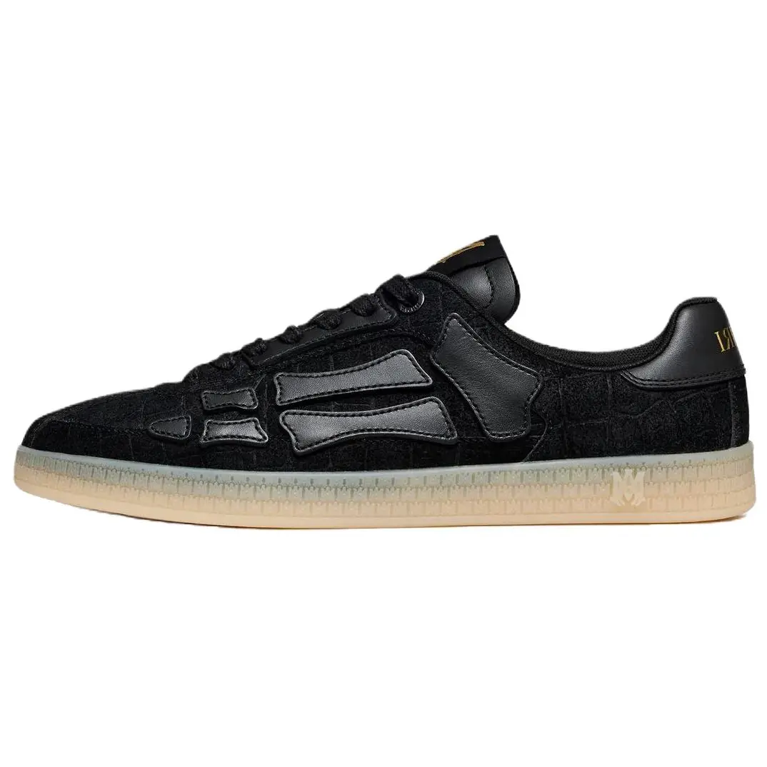 

AMIRI Кроссовки PACIFIC Leather Low top Skateboard мужские черные