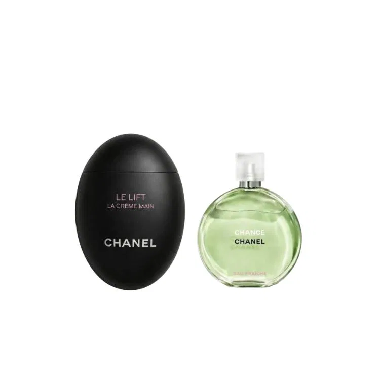 Набор парфюмерии CHANEL Chance Eau Fraiche 35 мл и White Hand Cream — фото 2