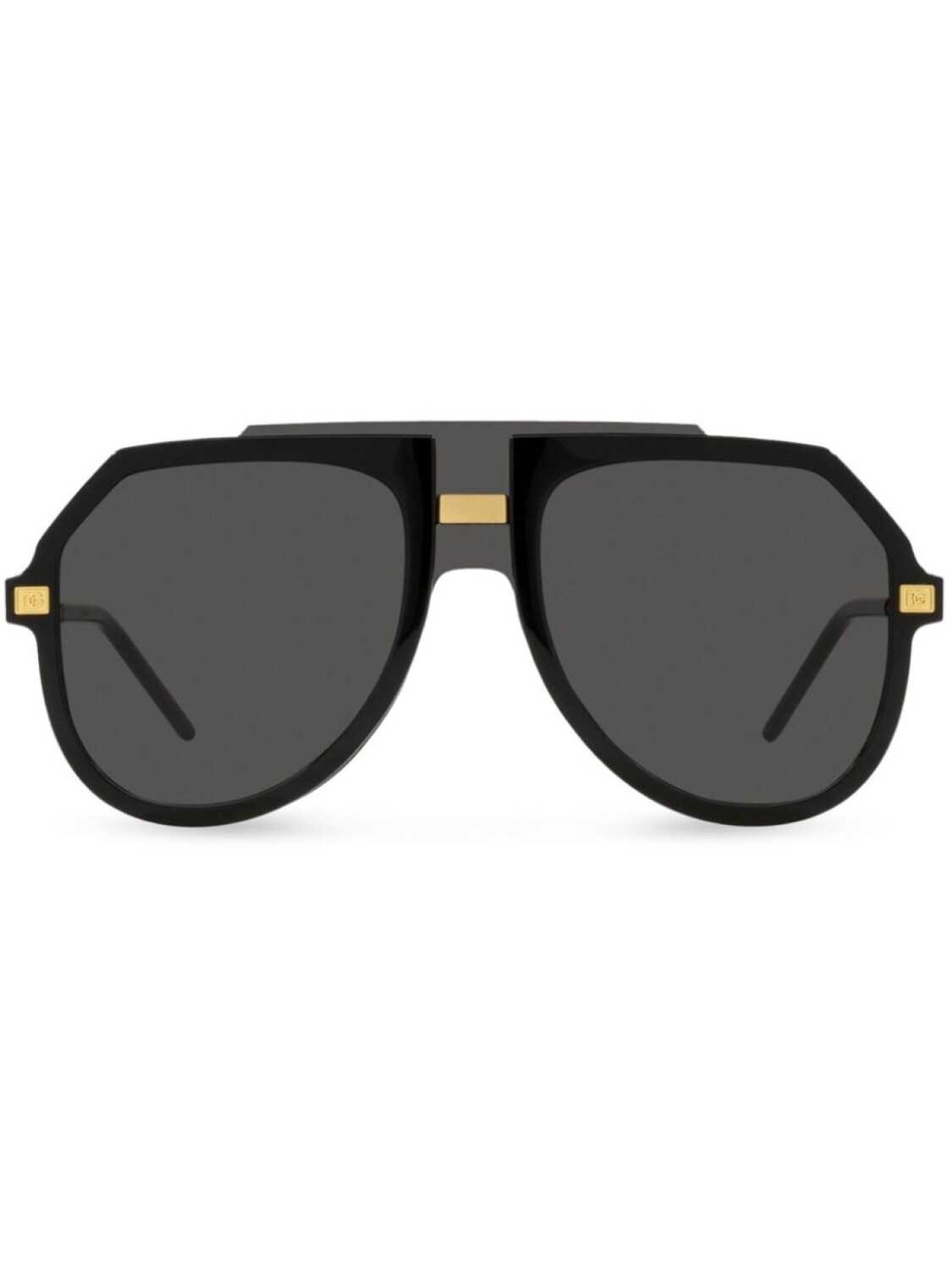 

Dolce & Gabbana Eyewear солнцезащитные очки-пилоты Lusso Sartoriale, черный