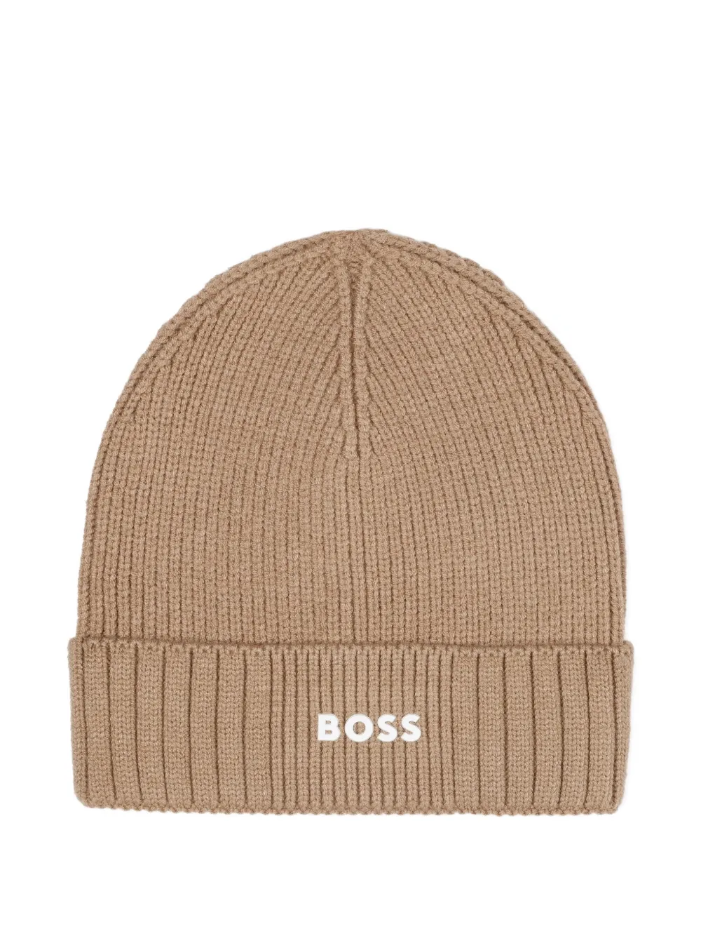 

Шапка бини в рубчик BOSS Kidswear, нейтральный