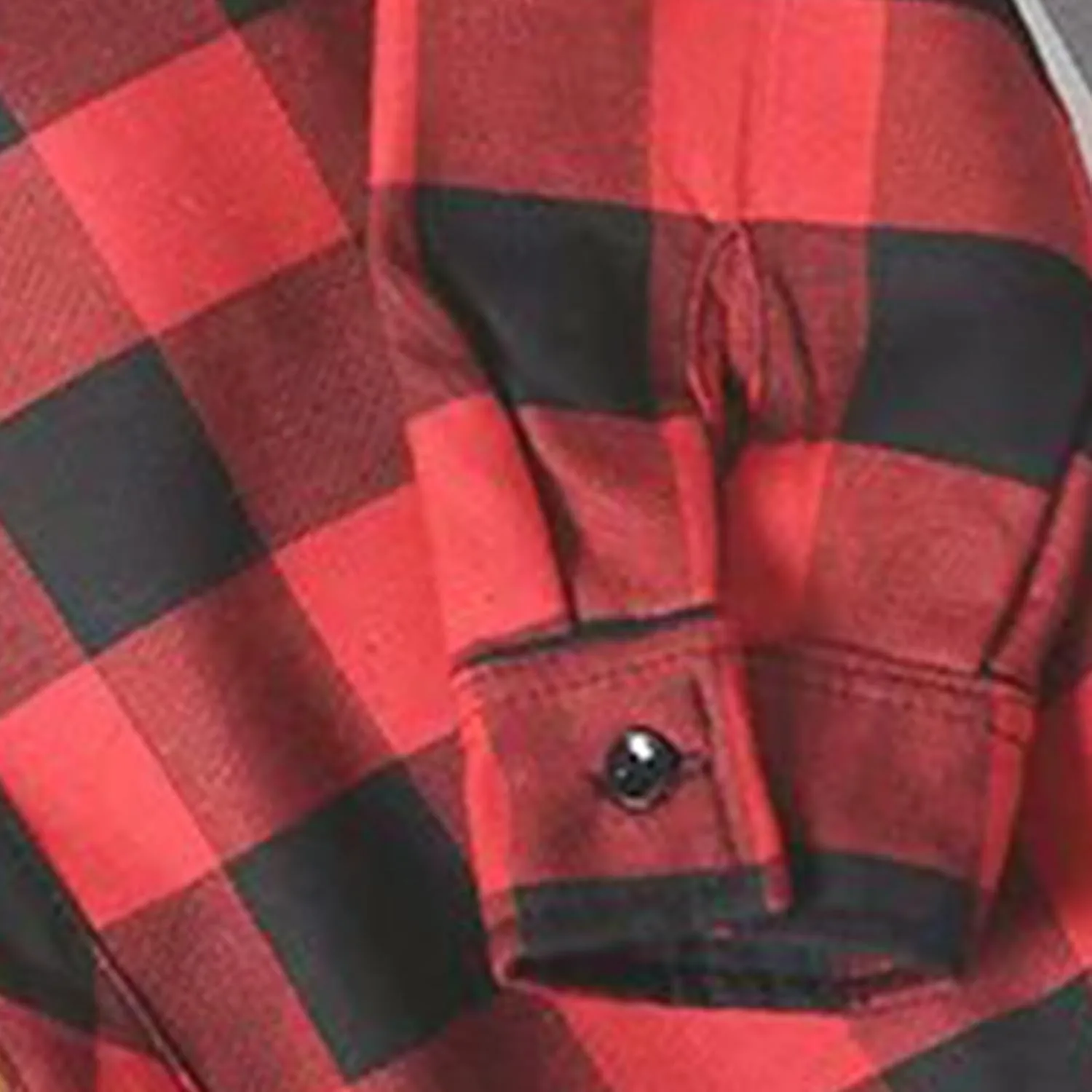 Мужская фланелевая рубашка с длинными рукавами, Casual, Soft, Button Down, с карманами — фото 2