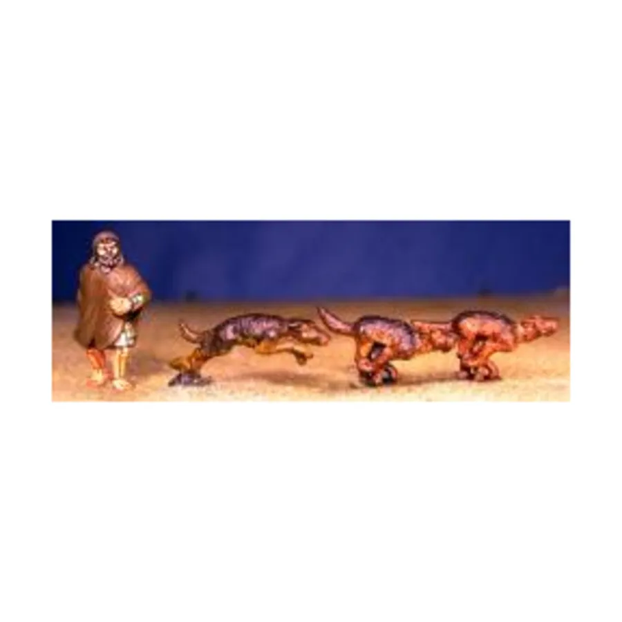 

Мастер пакета пиктов и 3 гончие, Gripping Beast Miniatures - Age of Arthur (28mm)