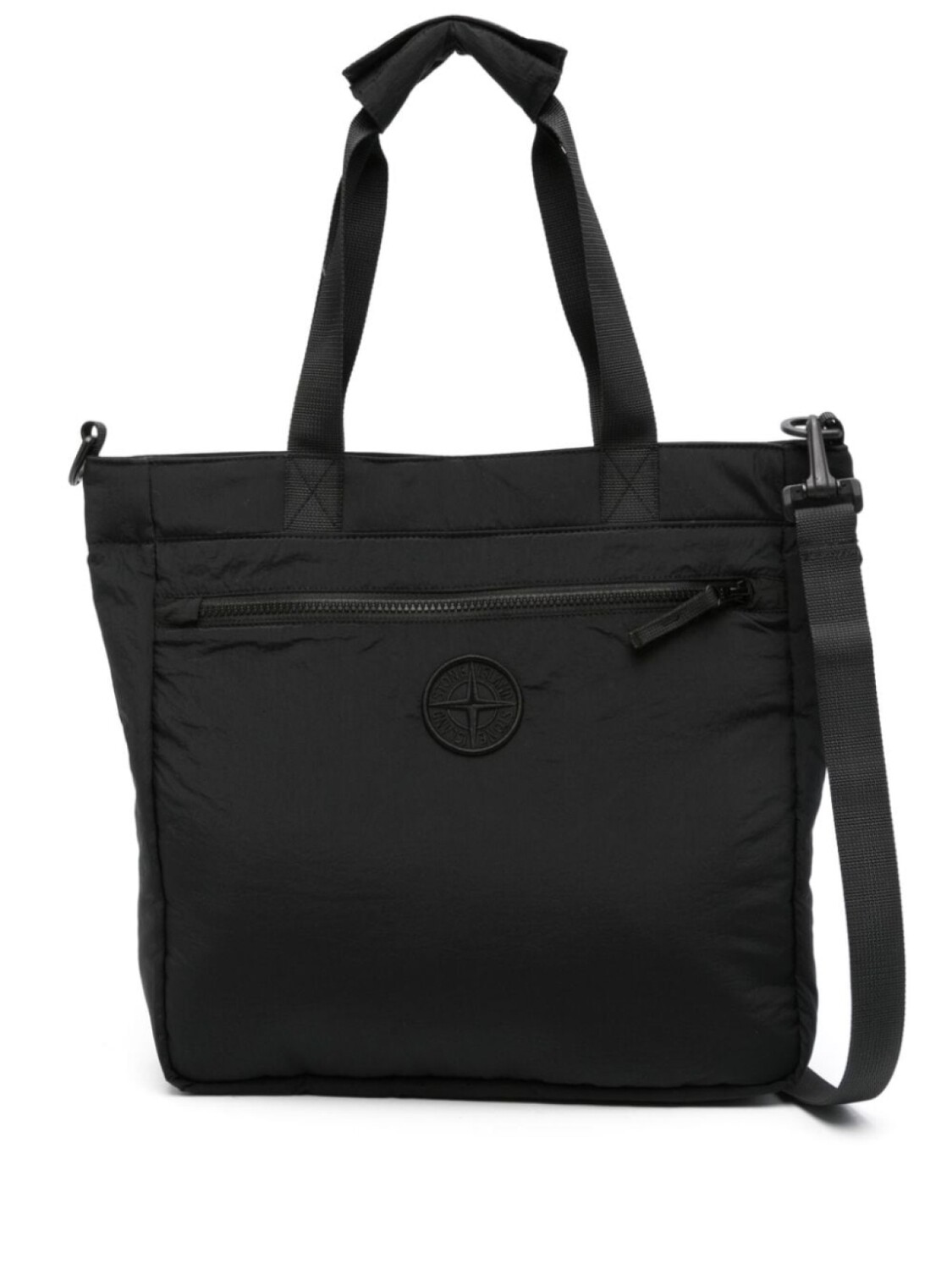 

Stone Island сумка-шоппер с мотивом компаса, черный