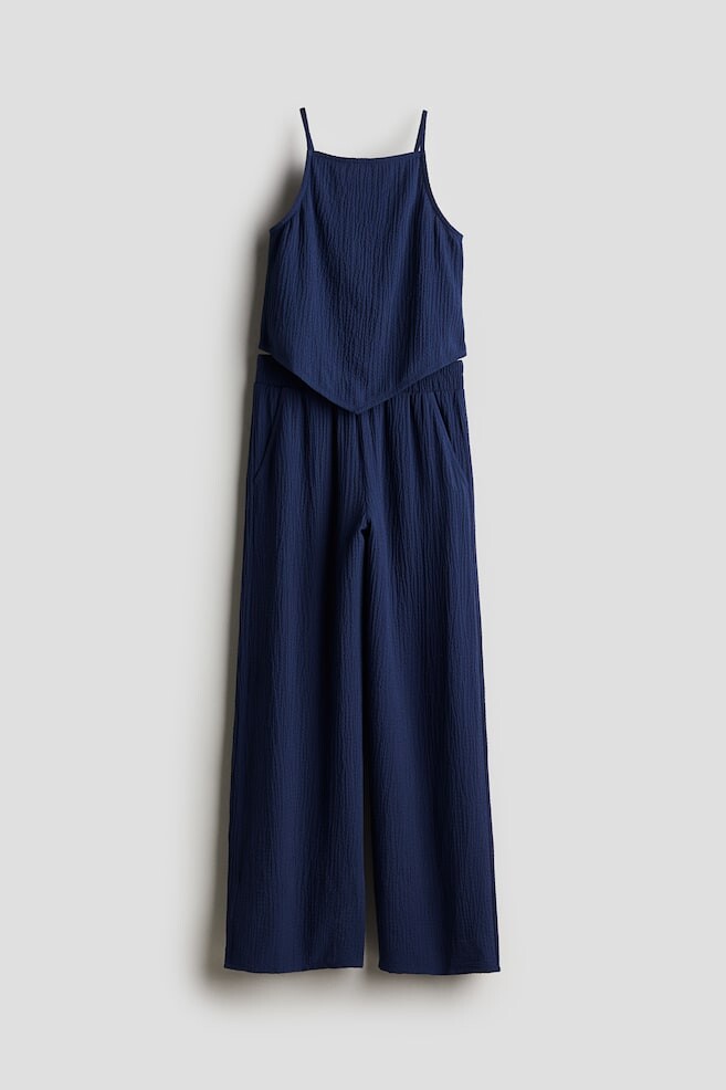 

Комплект из двух предметов: майка и брюки H&M, синий