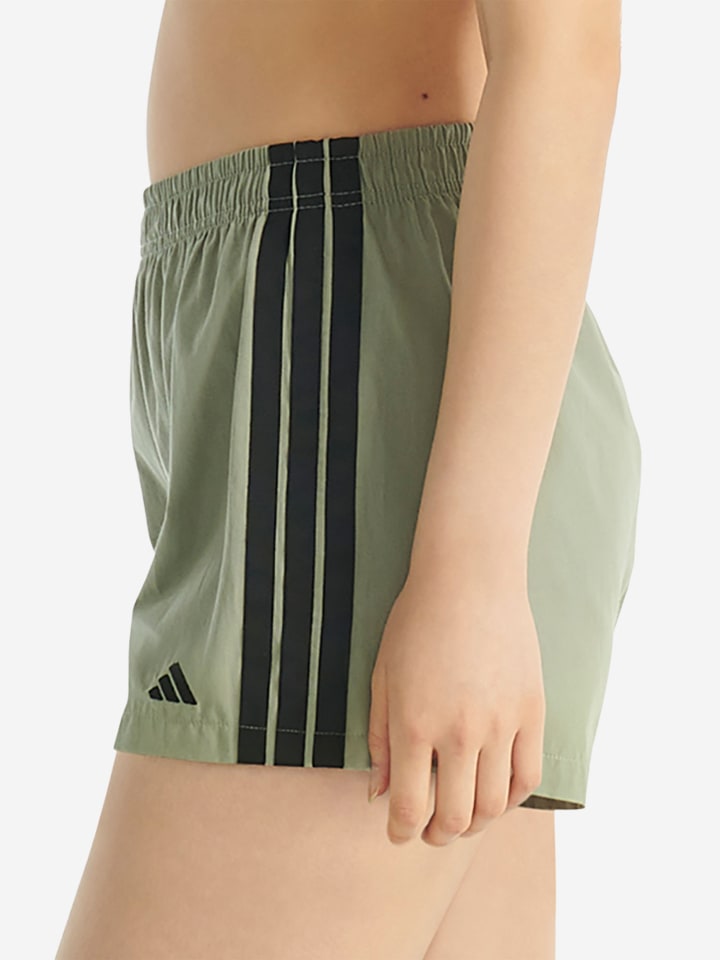 Тканые шорты-боксеры - Sport Active Essentials в серебристо-галечном цвете adidas — фото 3
