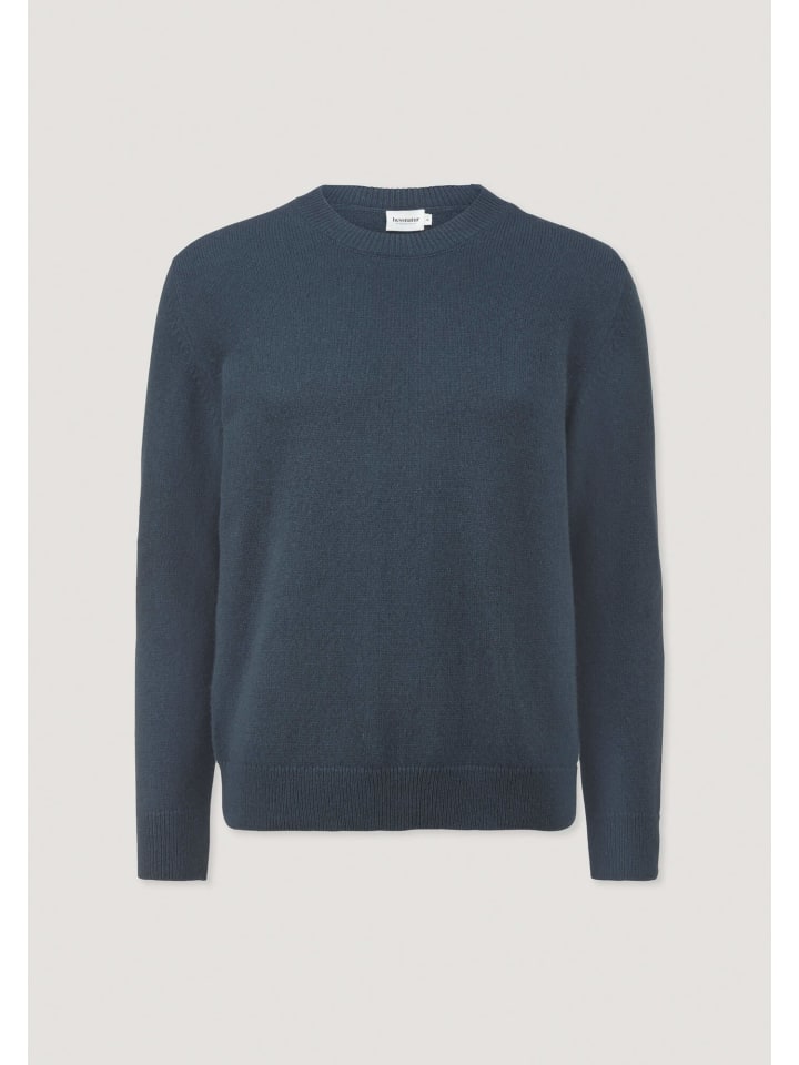 

Вязаный свитер темно-сине-зеленого цвета Hessnatur