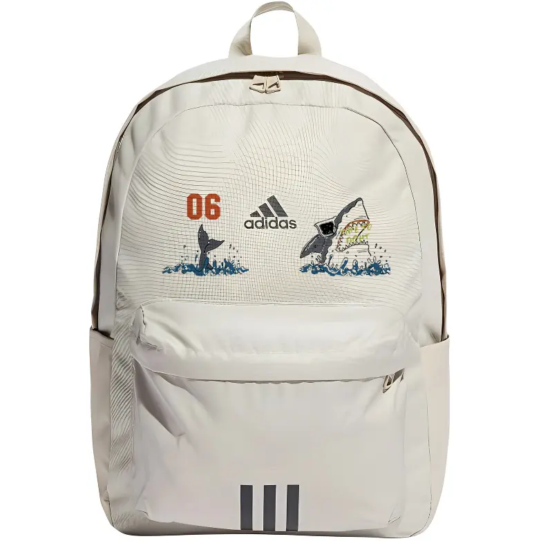 

Adidas Тканевый рюкзак унисекс светло-серый и черный, Shark 2