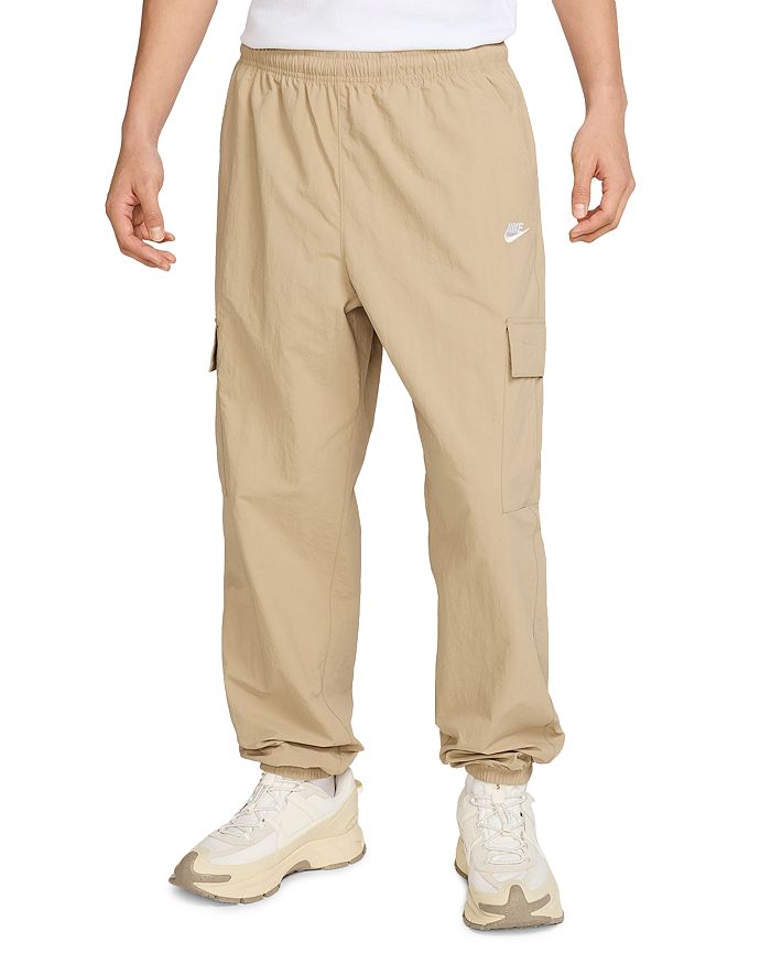 

Штаны Relaxed Fit Club Woven Cargo в свободном крое Nike, коричневый/бежевый
