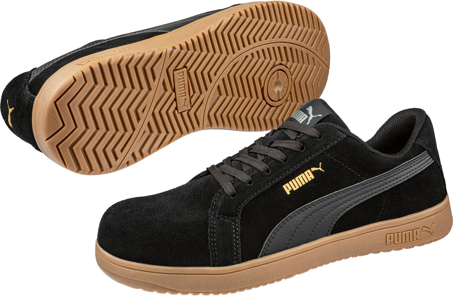 Мужские кроссовки Puma Iconic Suede Low Eh, черный — фото 3