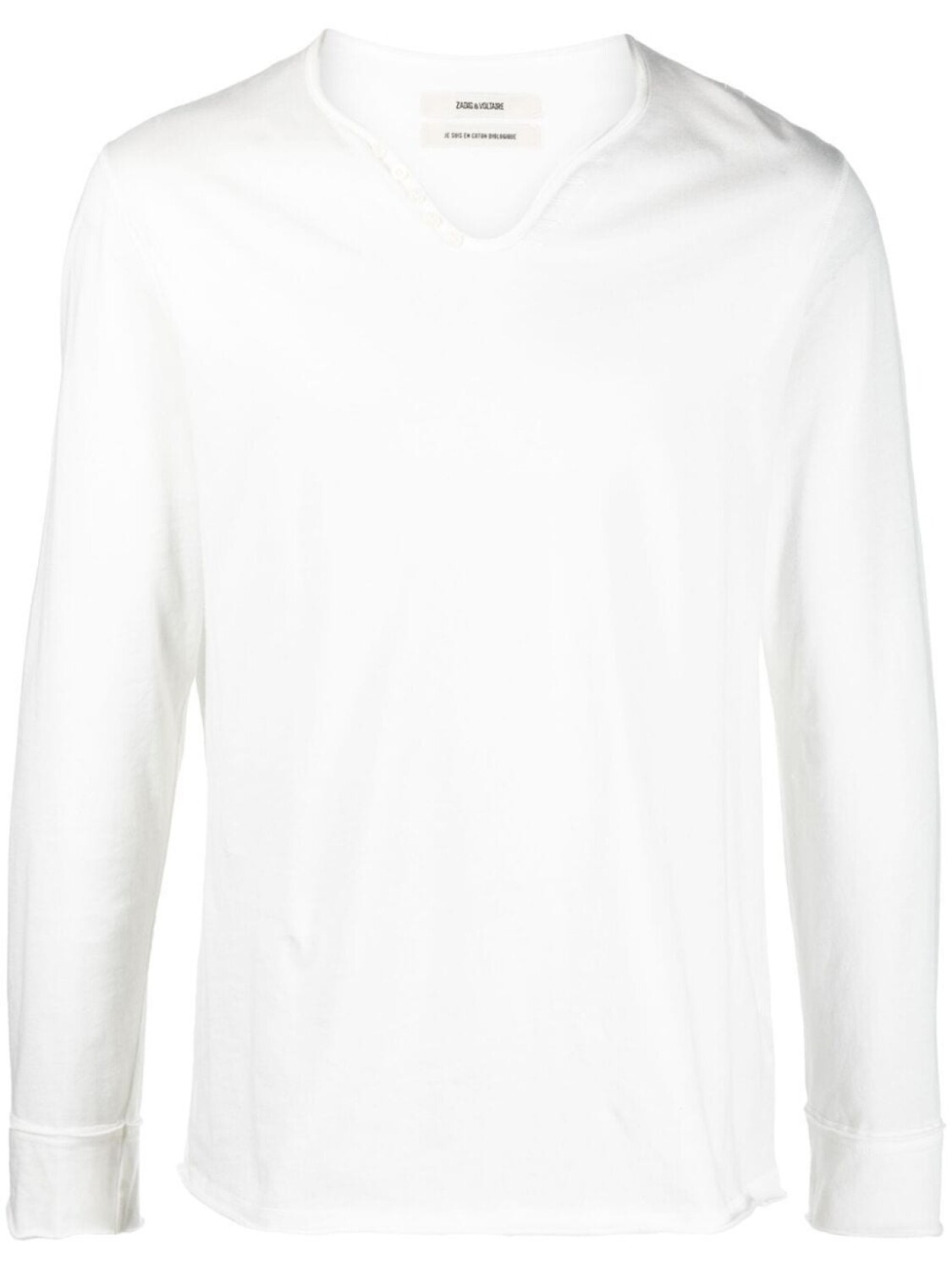 

Zadig&Voltaire футболка Monastir с длинными рукавами, белый