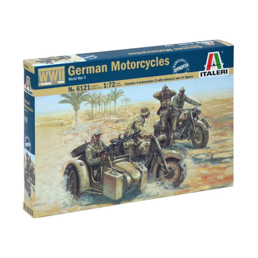 

Немецкие Мотоциклы, Soldiers - WWII (1:72) (Italeri)