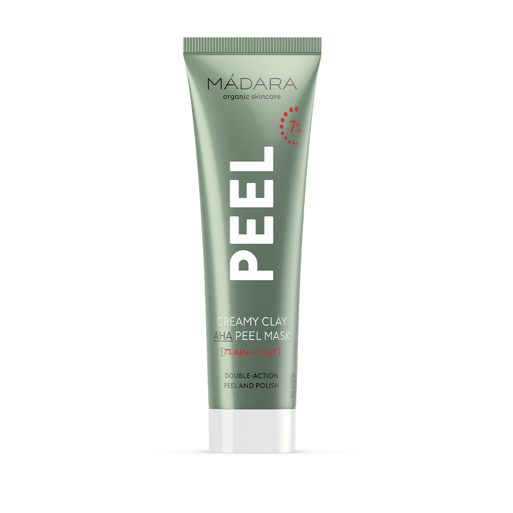 

Очищающая маска для лица peel creamy clay aha peel mask Madara, 60 мл