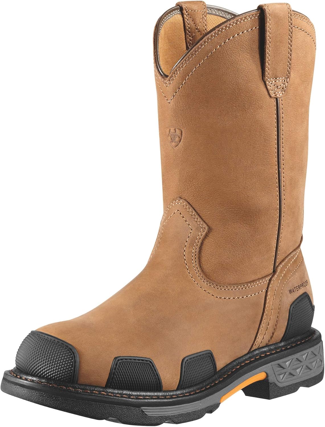 

Мужские ботинки Ariat Overdrive с водонепроницаемым верхом и композитным носком, коричневый