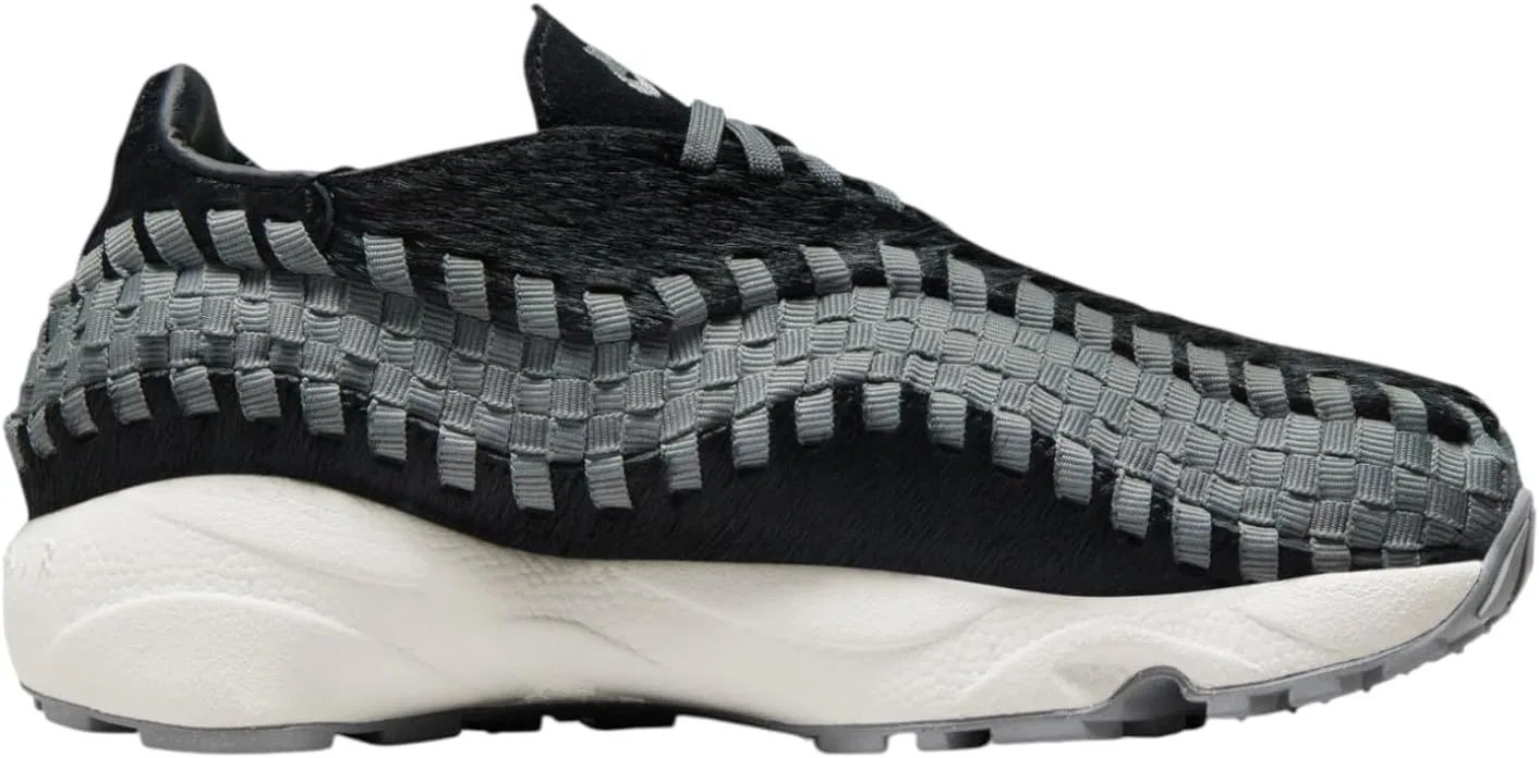 Женские кроссовки Nike Air Footscape Woven, Black Smoke Grey Cream — фото 3