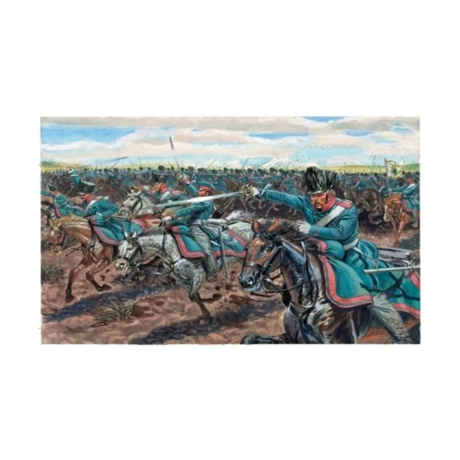 

Прусская легкая кавалерия, Waterloo (1:72) (Italeri)