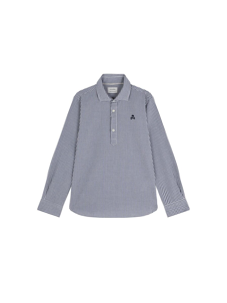 

Рубашка на пуговицах классического кроя Scalpers Polera, Navy