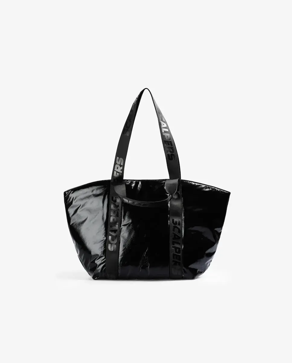 

Сумка через плечо с кнопкой Застежка Scalpers, черный