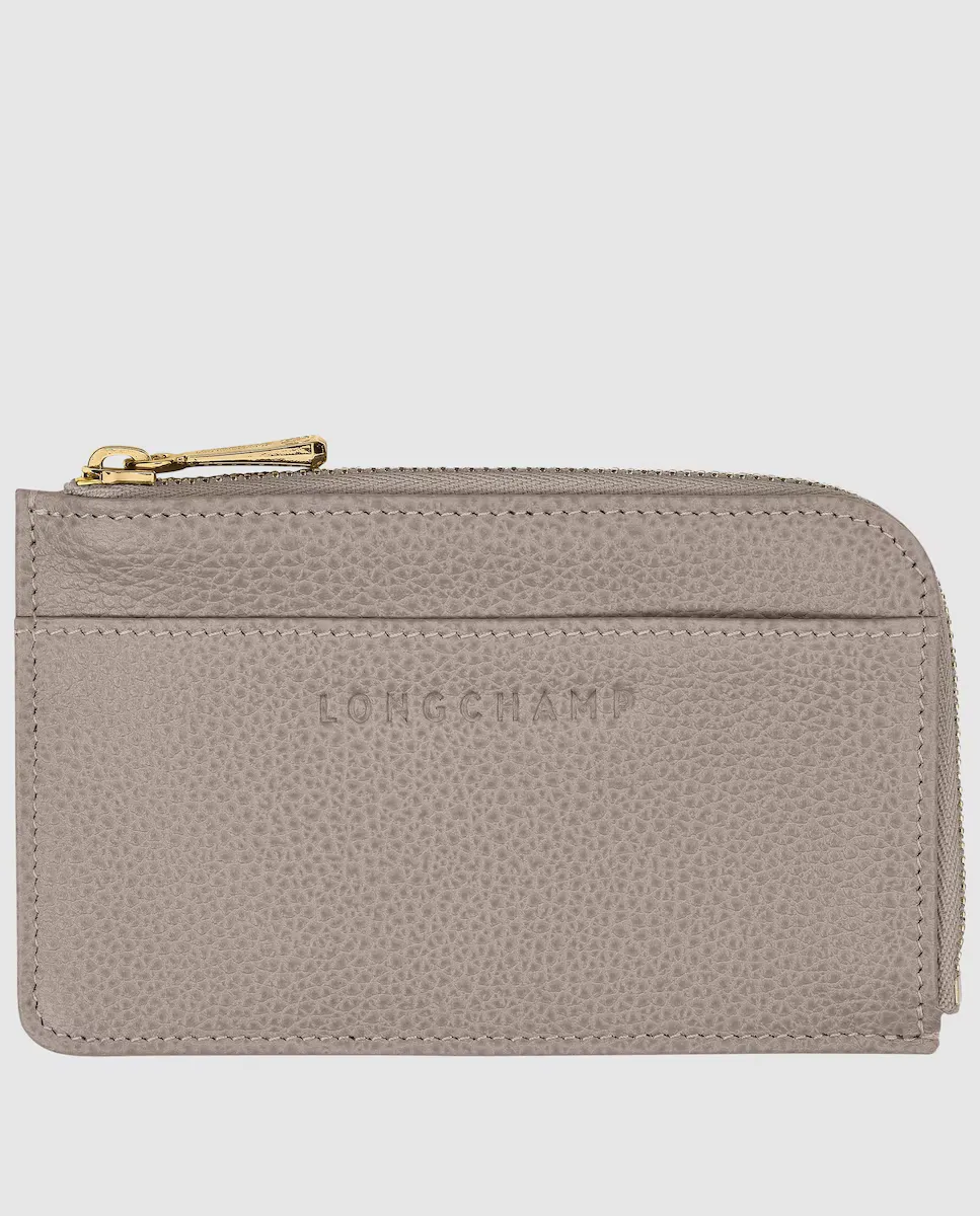 

Женский держатель для карт Le Foulonné Longchamp, светло-серый