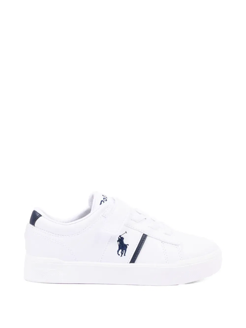 Кеды с одним ремешком и логотипом Polo Ralph Lauren Kids, белый — фото 2