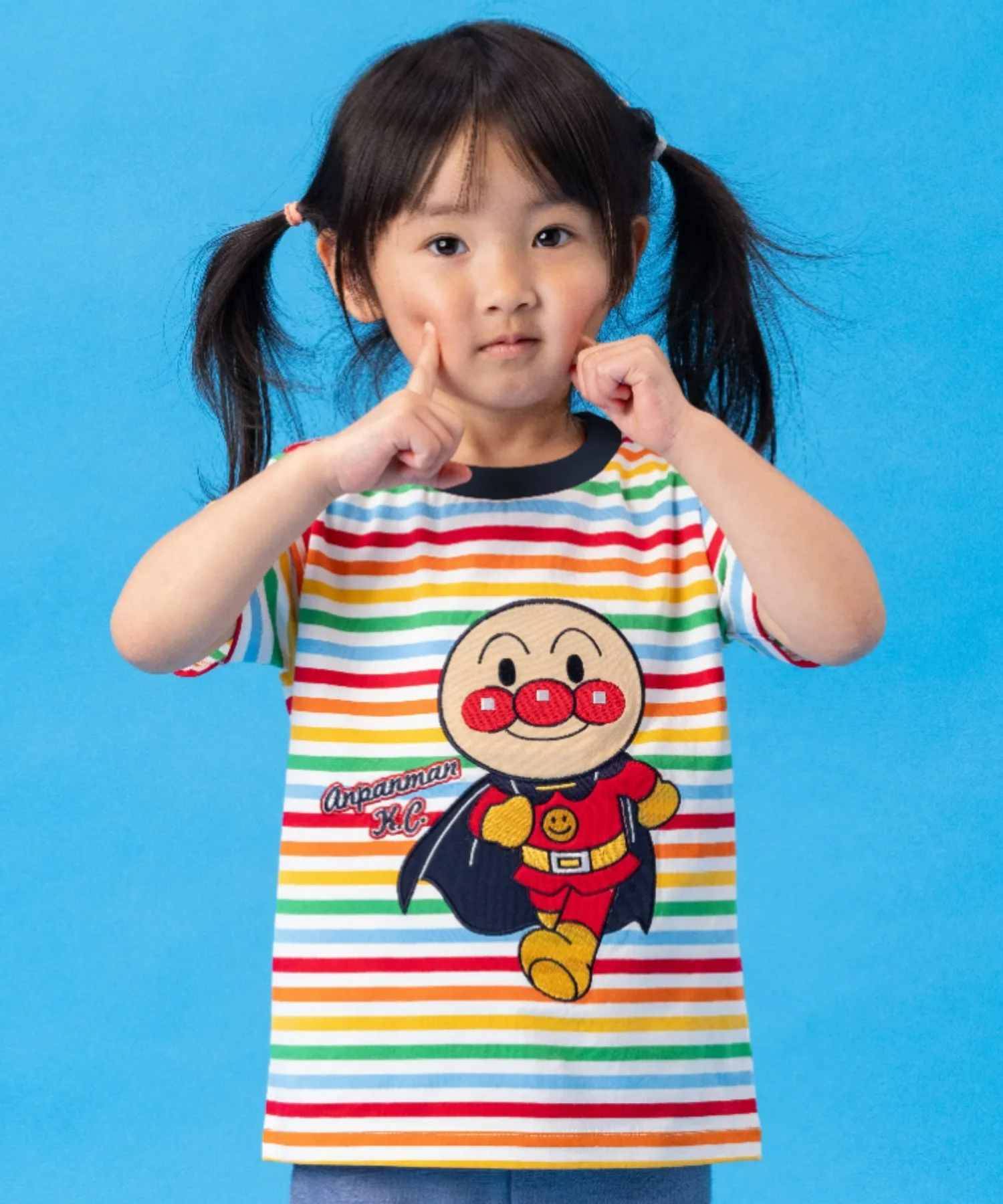 Детская футболка с аппликацией Anpanman ANPANMAN KIDS COLLECTION разноцветная
