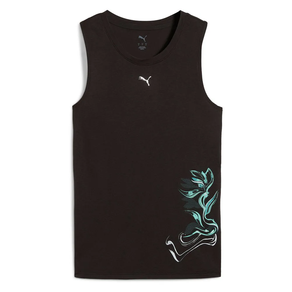 

Футболка без рукавов спортивная Puma Green Terrains Graphic, черный