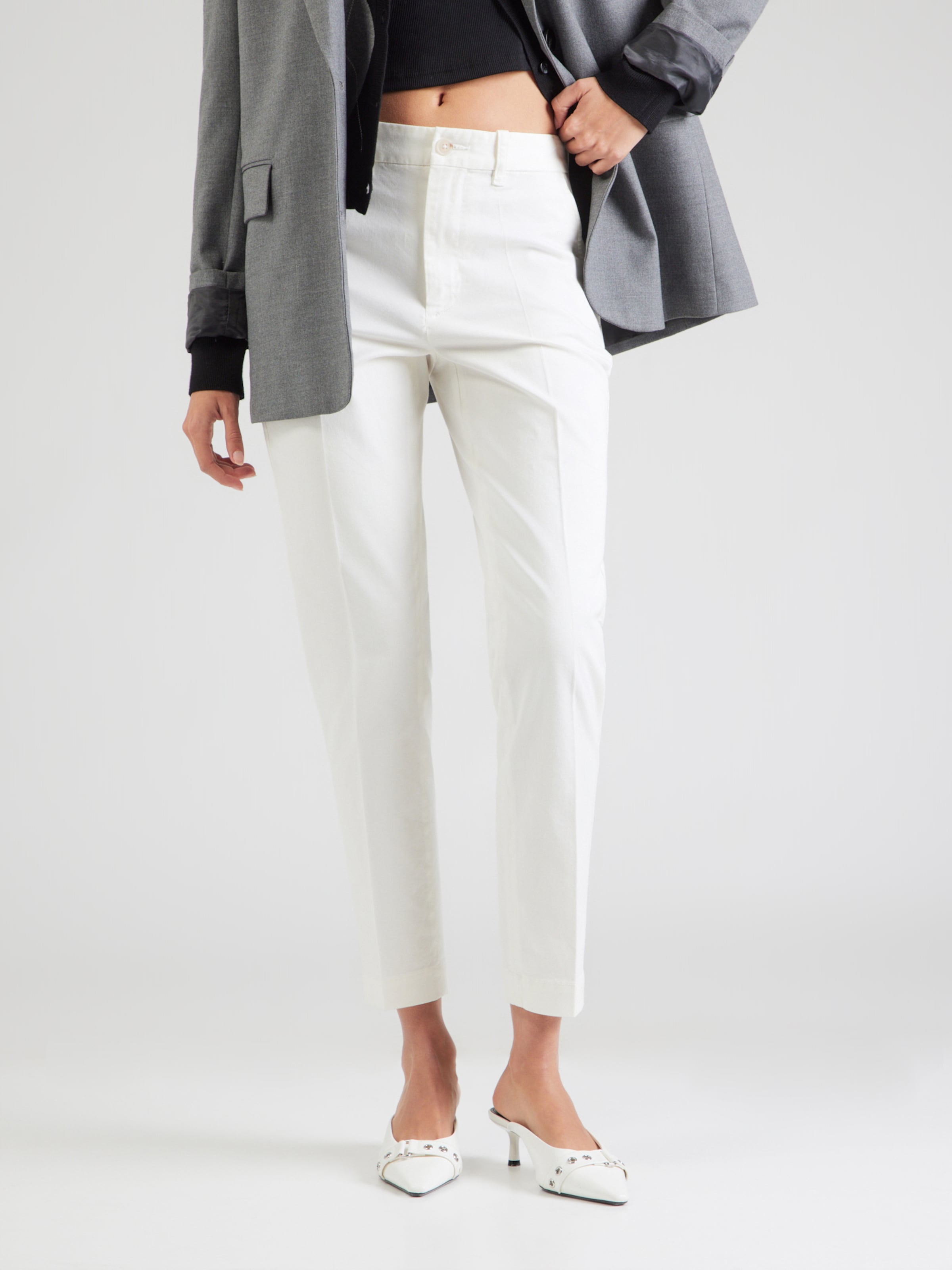 Polo Ralph Lauren Штаны чинос Regular в цвете White — фото 3