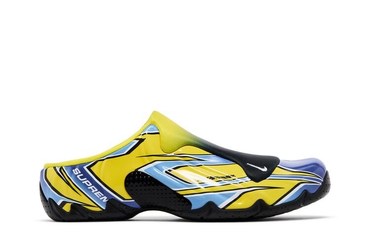 

Кроссовки Nike Supreme x Clogposite Opti Yellow Blue, желтый