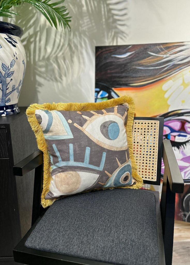 

Evilia Originals, YST0411, подушка, синяя, 45 x 45 см