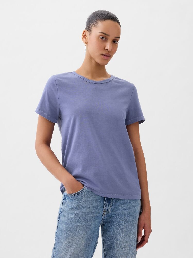 

Футболка из органического хлопка Gap, синий