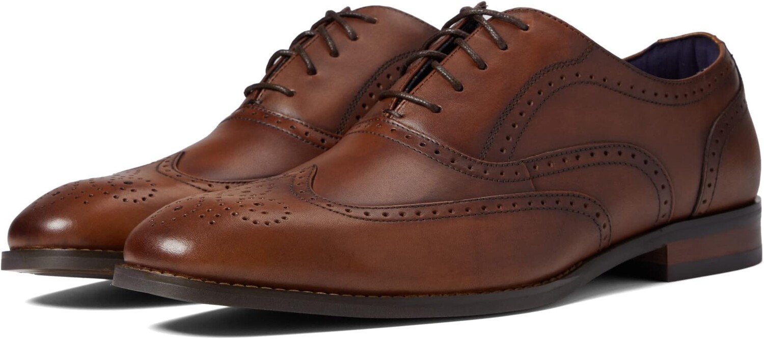 

Оксфорды Stacy Adams Kaine Wing Tip Lace-Up Oxford, цвет Cognac