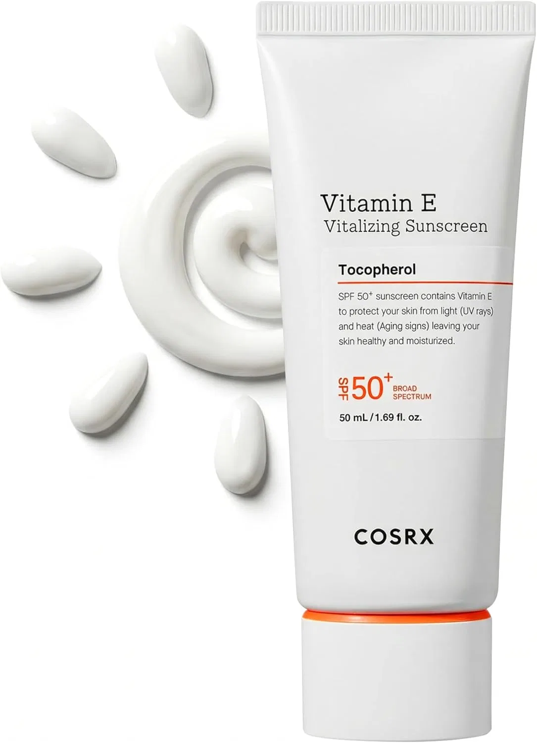 Солнцезащитный крем Cosrx Vitamin E Vitalizing Sunscreen SPF 50+ 50 мл Course Rx