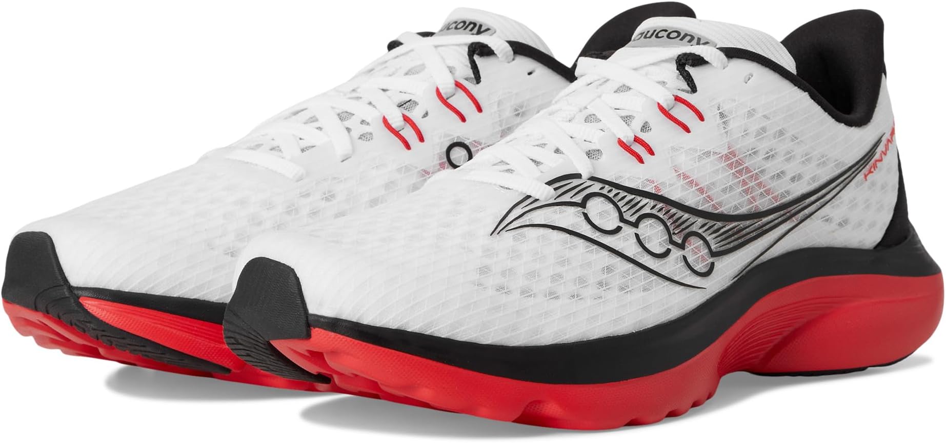 

Кроссовки Saucony Kinvara 16, цвет White/Red