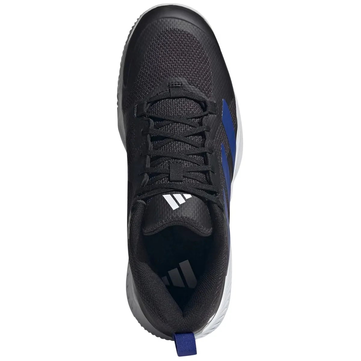 Adidas COURT TEAM BOUNCE 2.0 унисекс кроссовки для дома, черный/синий — фото 3