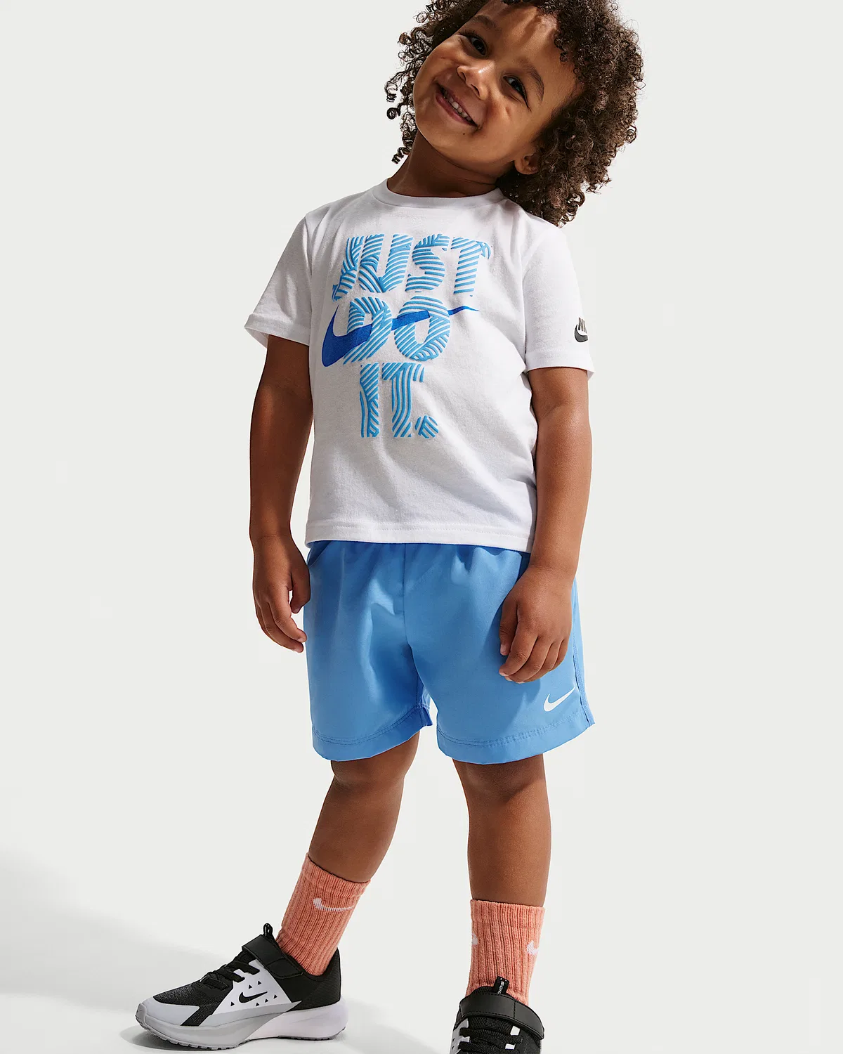 Детские шорты Nike Toddler Dri-FIT Icon Woven, University Blue — фото 4