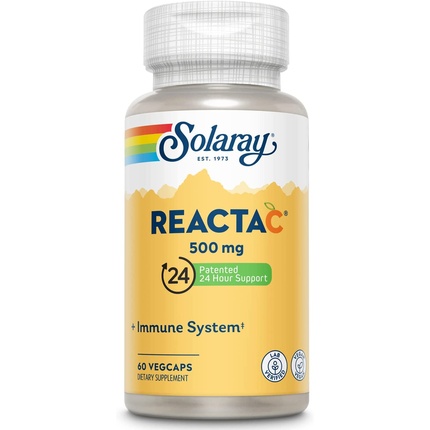 

Reacta-C и биофлавоноиды, растительные капсулы, 60 шт., Solaray