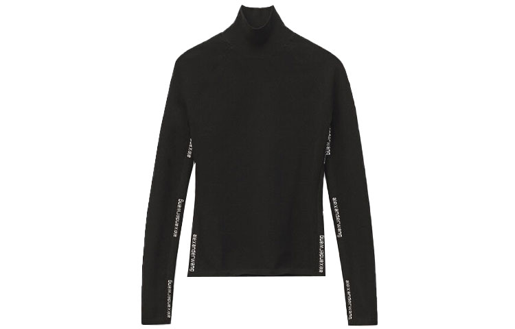 

ФУ21 Вязаный свитер женский черный Alexander Wang